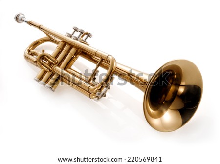 trumpet isolated