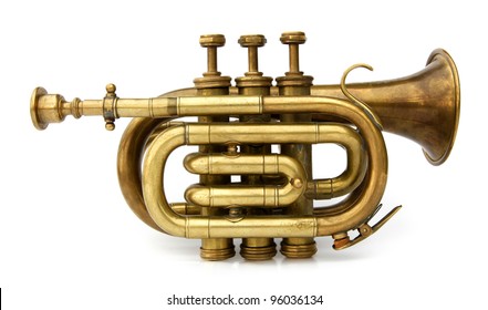 Trumpet old brass instrument