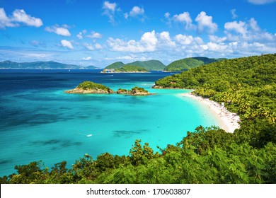 Trunk Bay, St John, United States Virgin Islands. - Shutterstock ID 170603807
