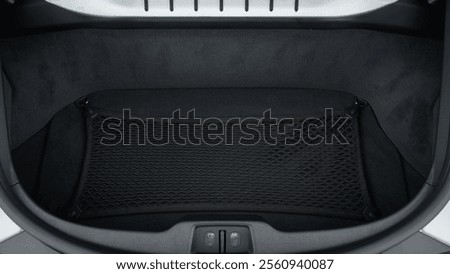 Trunk inside of a car