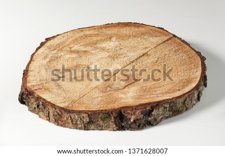 Trunk section of wood