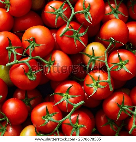Truss Tomato  as Full Frame 