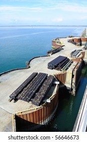 Tsawwassen Ferry Terminal In British Columbia, Canada