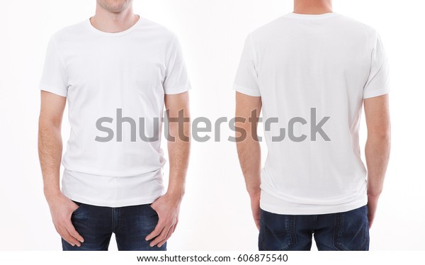 Tshirt Design People Concept Close Young Stock Photo (Edit Now) 606875540
