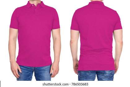 polo t shirts pink color