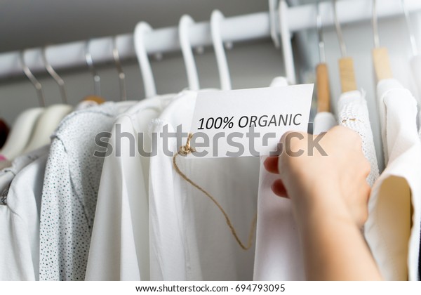 T-shirt made of 100%\
organic materials. 