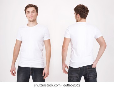 Tshirt Template Front Back View Mock Stock Photo 668652862 | Shutterstock