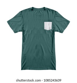Tshirt Template With Pocket