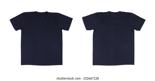 blank shirt front and back