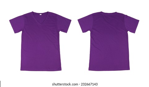 Purple T Shirt Images, Stock Photos 