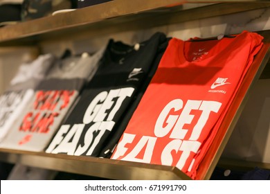 Tshirts Nike Store Ukraine Kiev June 