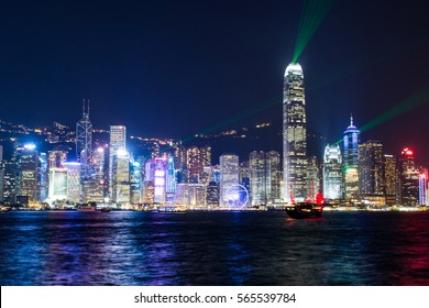 Tsim Sha Tsui, Hong Kong, Symphony Of Lights.