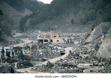 Tsunami Aftermath:  04/30/2011 Fukushima Japan  