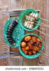 Tteokbokki Gimbap Sundae At A Snack Bar