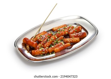 Tteokbokki, Korean Stick Rice Cake In Spicy Gochujang Sauce