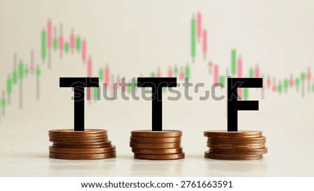 TTF Title Transfer Facility Gas Market Concept with European Natural Gas Trading, Energy Pricing, Futures Contracts, Supply and Demand and Energy Market Volatility in Europe