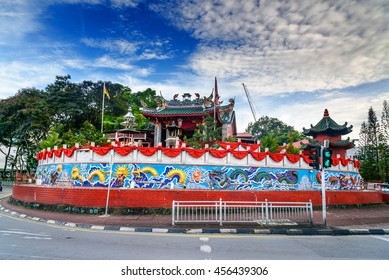 Tua Pek Kong Chinese Temple In Chinatown. Kuching, Sarawak. Malaysia. Borneo