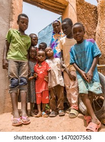 Tuareg Family Inside Their Mud House In Agadez Niger Sahara Desert Africa 29 June 2019