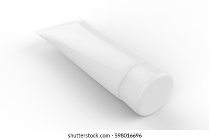 Tube Packaging Flat Lay Stock Photo 598016693 