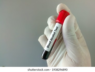 Tube Tube With Sample For Blood Alcohol Test