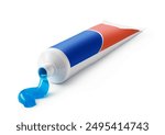 tube of toothpaste on a white background