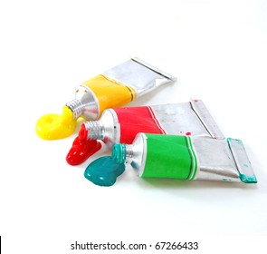 Tube of watercolor - Shutterstock ID 67266433