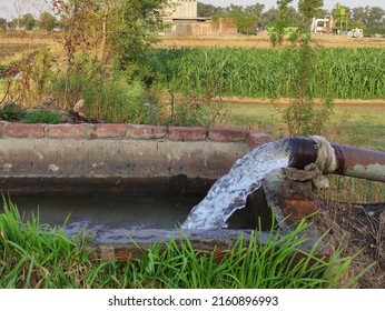 Tube Well Water In Village 