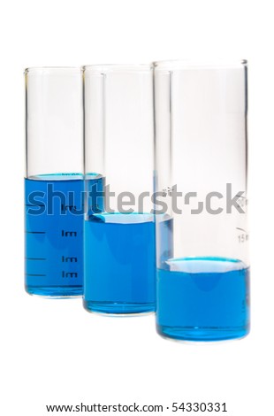 tubes arranged in a histogram