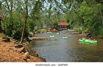 Tubing On The River - A Fun Day