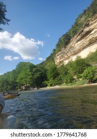 Tubing On The Texas Guadalupe River In Summer