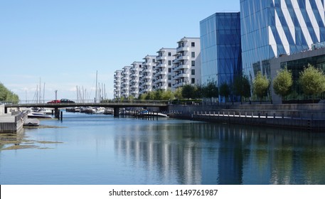 Tuborg Harbour In Hellerup, Denmark