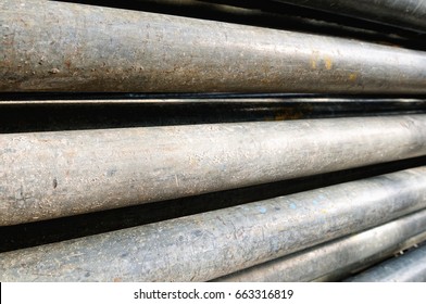 Tubular Steel Props Transverse Stock Photo 663316819 | Shutterstock