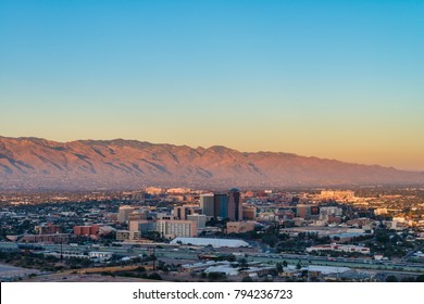 Tucson Arizona Catalina Mountains mountain range scenic sunset beautiful