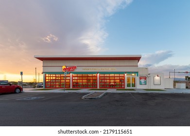 Tucson, Arizona, July 14, 2022 - Eegee's Fast Food Restaurantt In Tucson, Arizona, USA. 