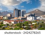 Tucson, Arizona, USA downtown city skyline in the afternoon.