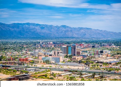 Tucson, Arizona, USA Downtown City Skyline.