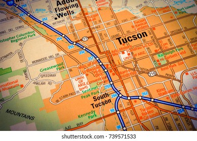 Tucson on the map