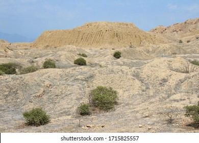 TUCUME / PERU - FEBRUARY 28, 2020: Adobe Pyramids Built By The Lambayeque/Sican Culture, 800-1350 AD.