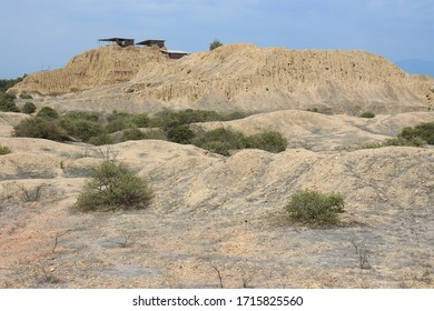 TUCUME / PERU - FEBRUARY 28, 2020: Adobe Pyramids Built By The Lambayeque/Sican Culture, 800-1350 AD.