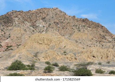 TUCUME / PERU - FEBRUARY 28, 2020: Adobe Pyramids Built By The Lambayeque/Sican Culture, 800-1350 AD.