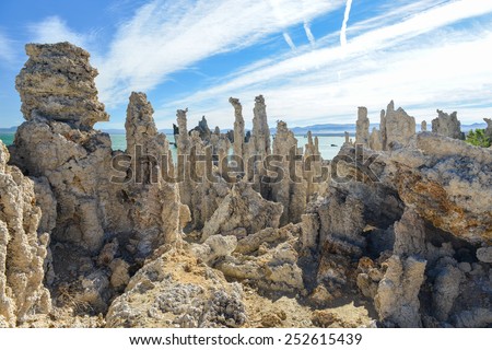 Similar – Mono Lake Tufa Statues