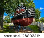 Tugboat on Display Mystic Seaport