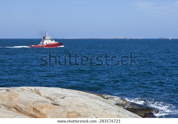 rocky tugboat