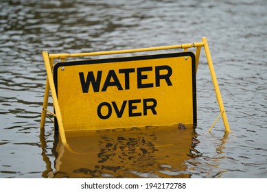 Tuggerah, NSW, Australia – March 20, 2021: Flood Waters Result In Road Closures In Tuggerah On The Central Coast Of NSW, Australia