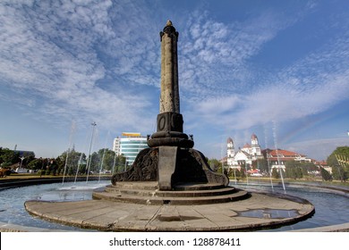 Tugu Muda, the Youth Monument, a Historic Landmark of Semarang, Indonesia