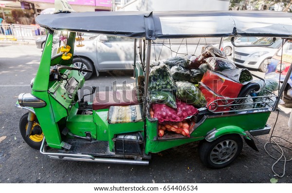 Tuk Tuk, amazing three wheel bikes\
that tourist should not be missed in Bangkok, and every day life\
that people to use because easy and price are low cost.\
