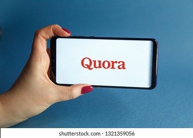 Tula, Russia - JANUARY 29, 2019: Quora logo displayed