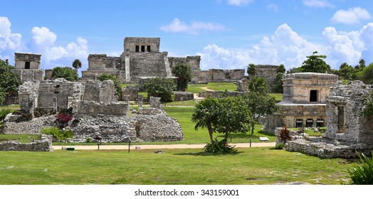 Tulum Maya Ruins, Southern Mexico.