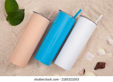 Tumbler With Straw Skinny Tumbler