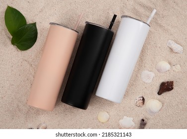 Tumbler With Straw Skinny Tumbler